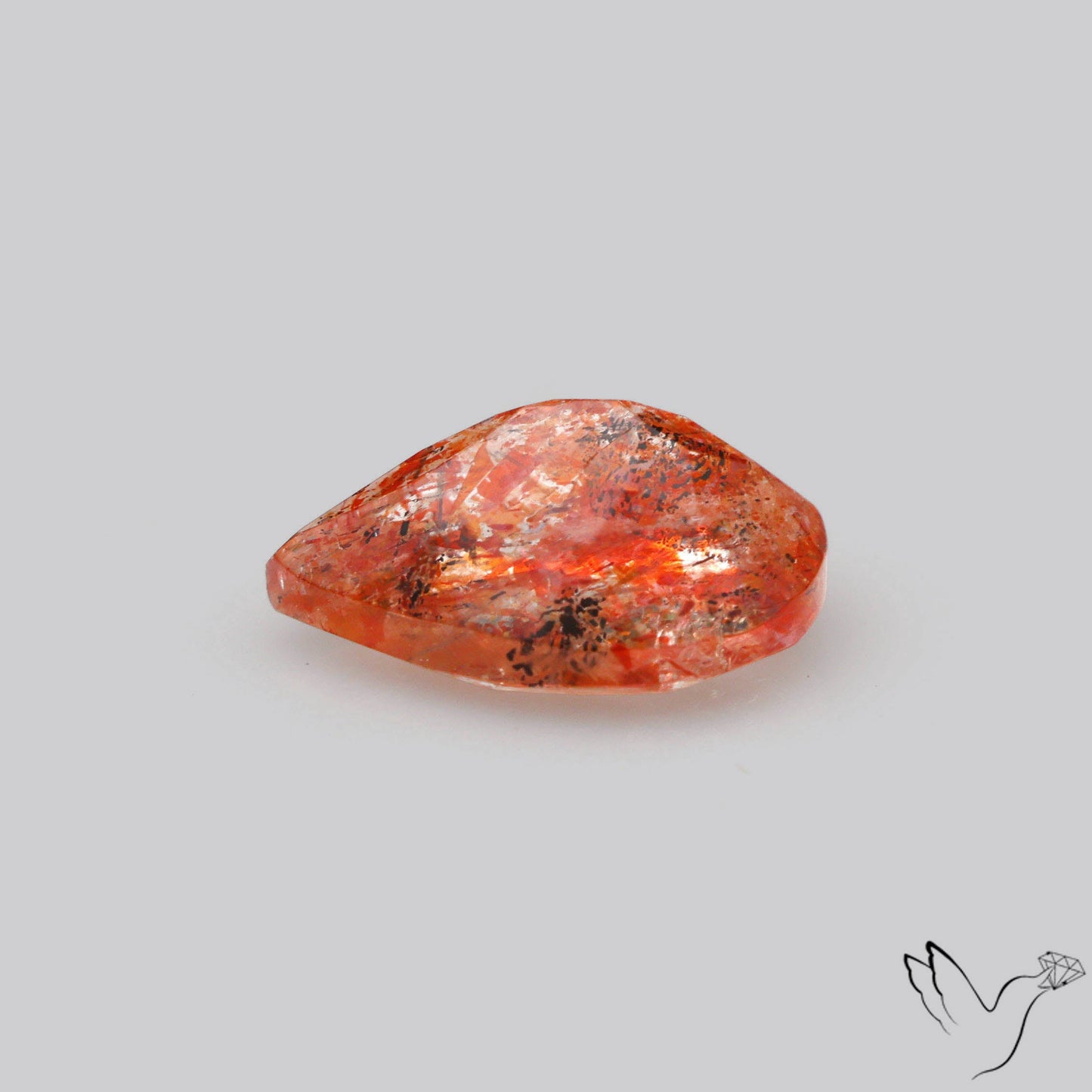 Faceted Tanzanian Sunstone