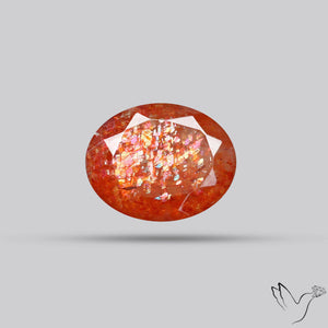 Faceted Tanzanian Sunstone