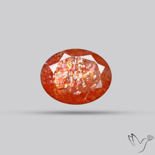 Faceted Tanzanian Sunstone