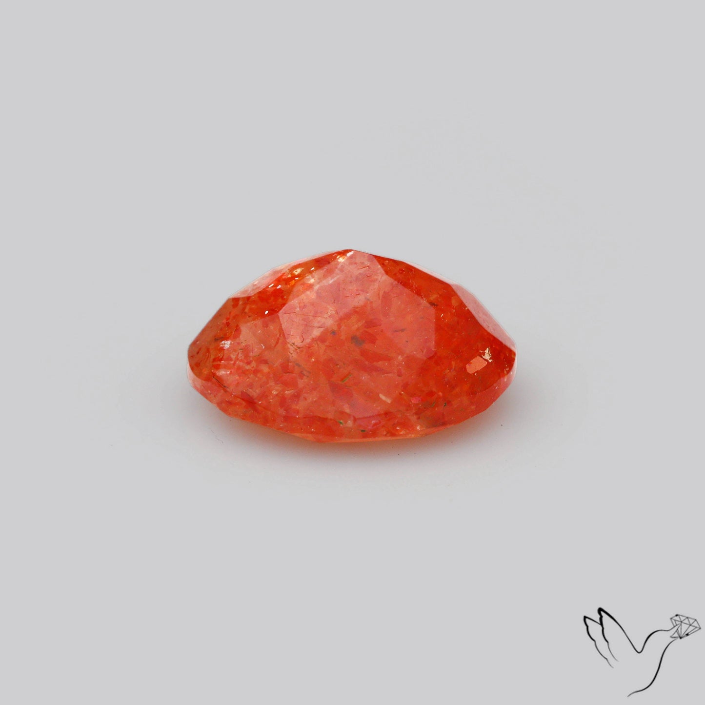 Faceted Tanzanian Sunstone