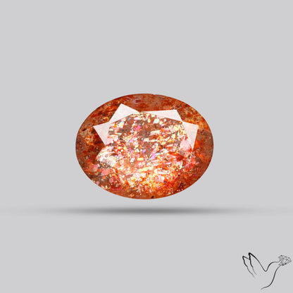 Faceted Tanzanian Sunstone