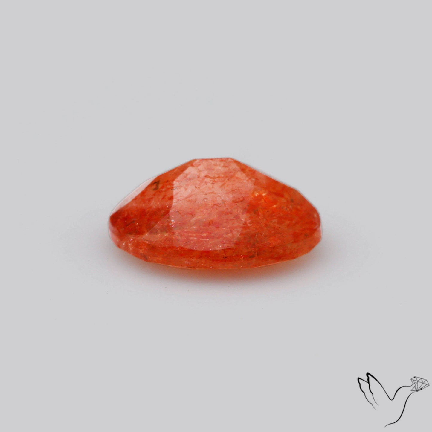 Faceted Tanzanian Sunstone