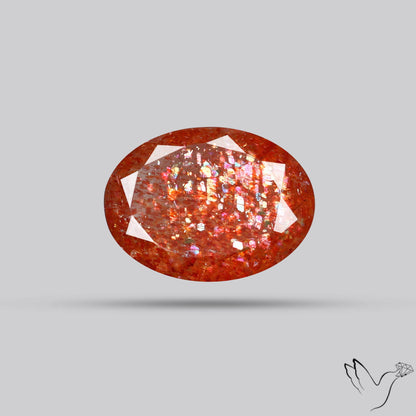Faceted Tanzanian Sunstone