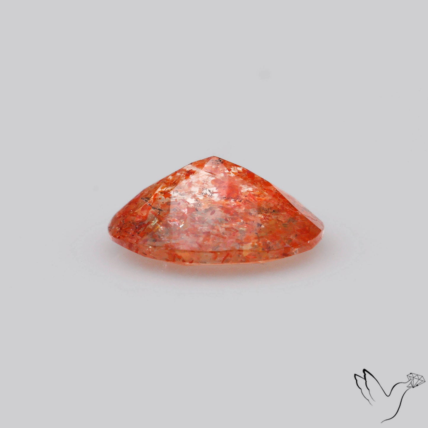 Faceted Tanzanian Sunstone
