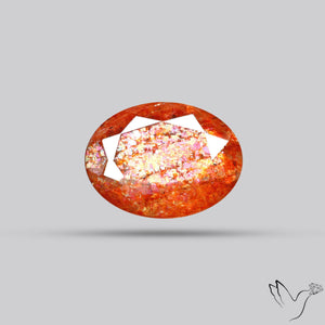 Faceted Tanzanian Sunstone