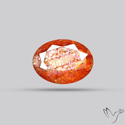 Faceted Tanzanian Sunstone