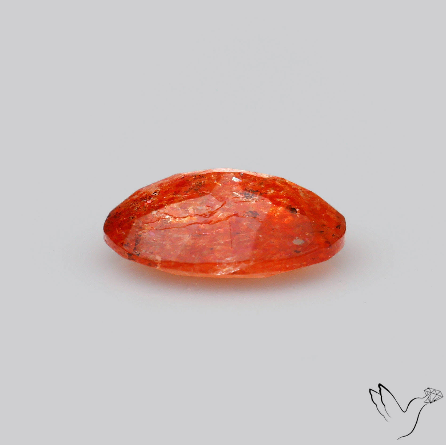 Faceted Tanzanian Sunstone