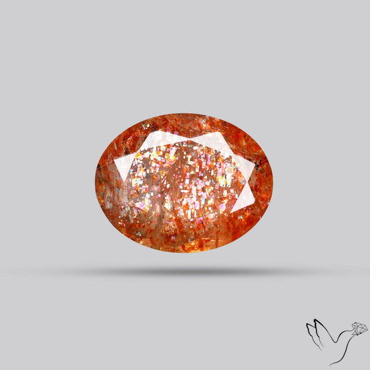 Faceted Tanzanian Sunstone