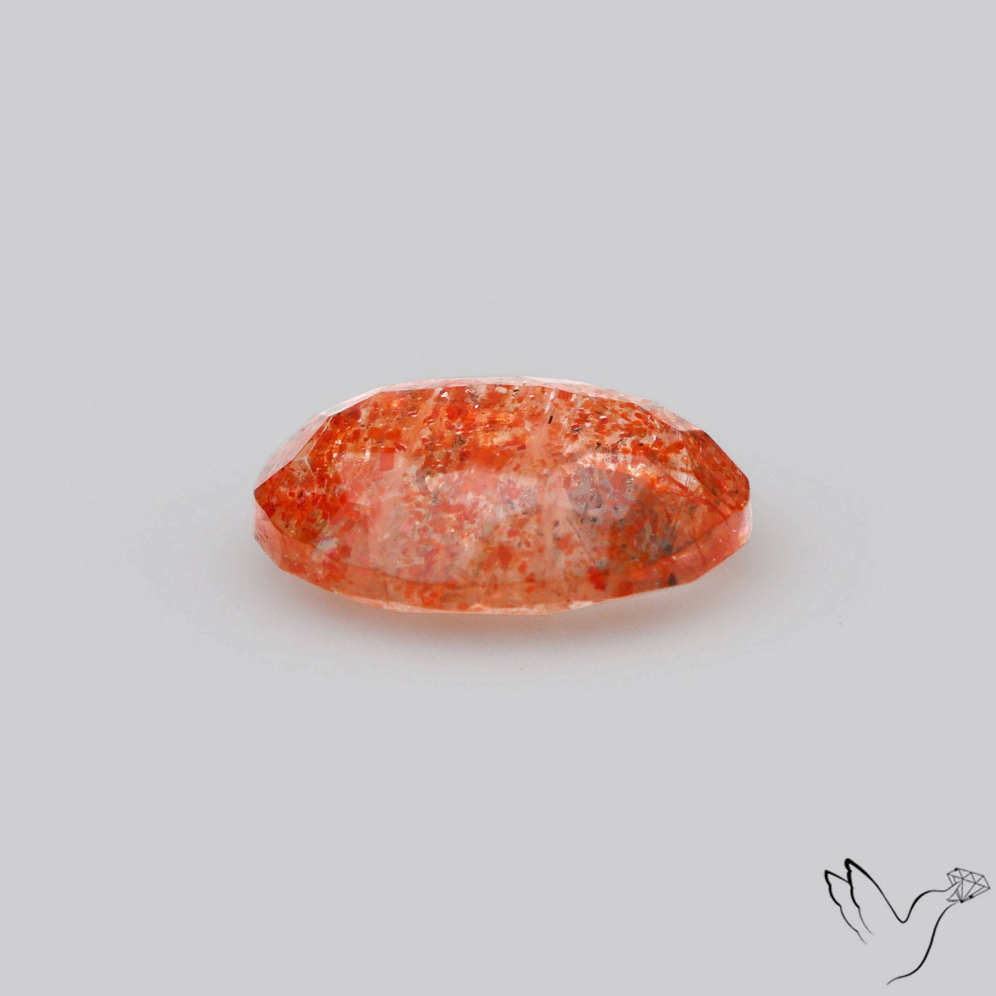 Faceted Tanzanian Sunstone