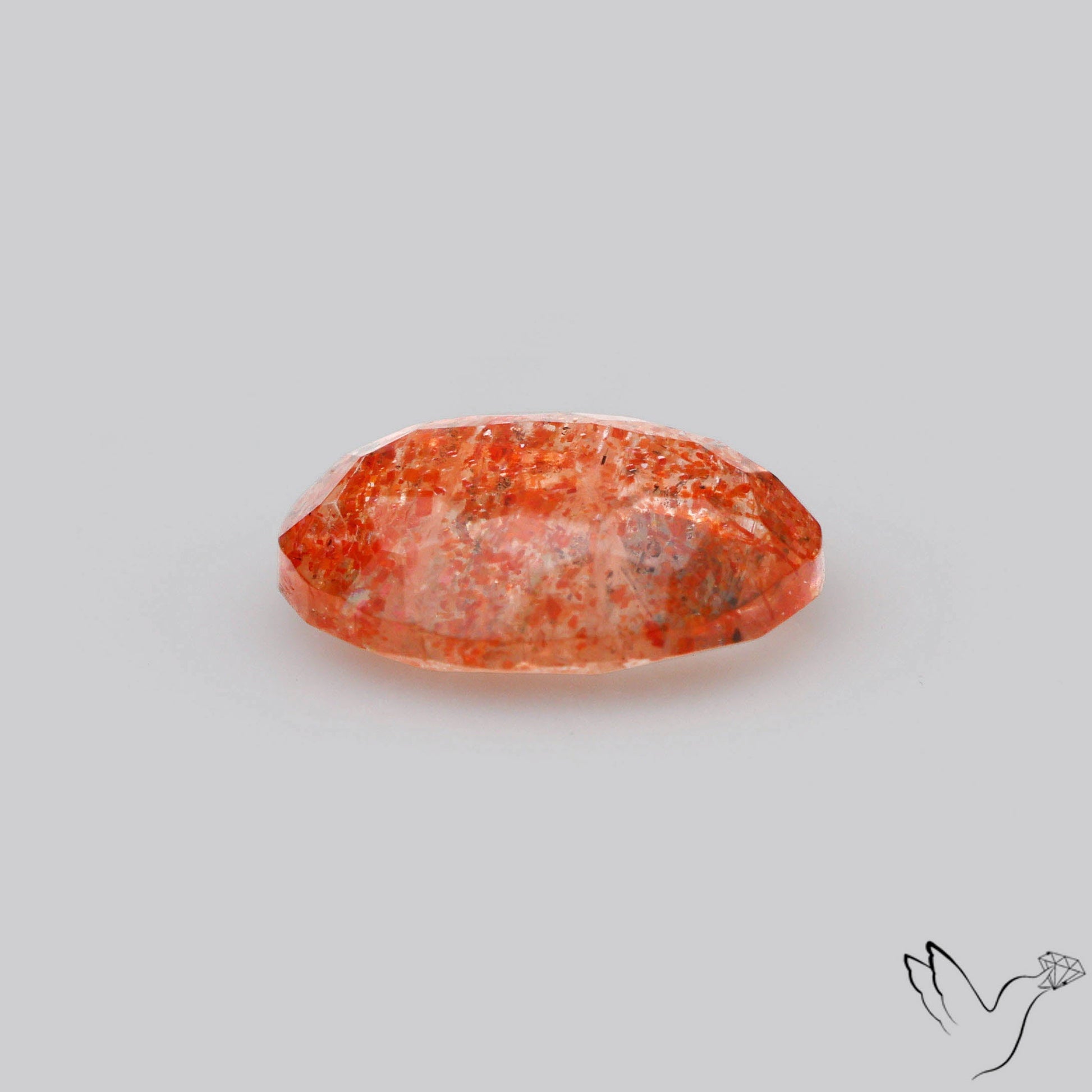 Faceted Tanzanian Sunstone