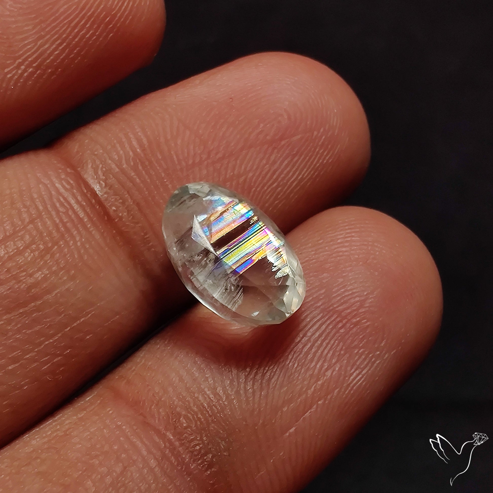 Faceted Malawi Moonstone