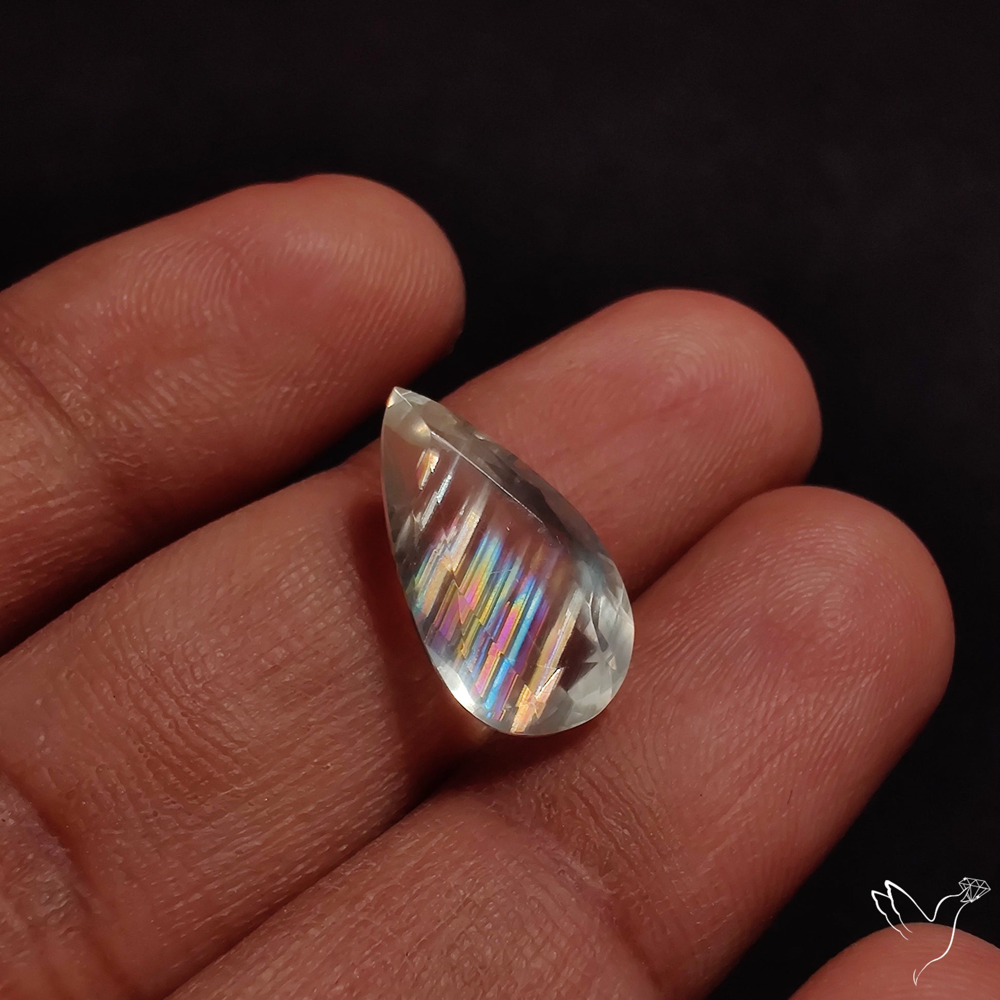 Faceted Malawi Moonstone