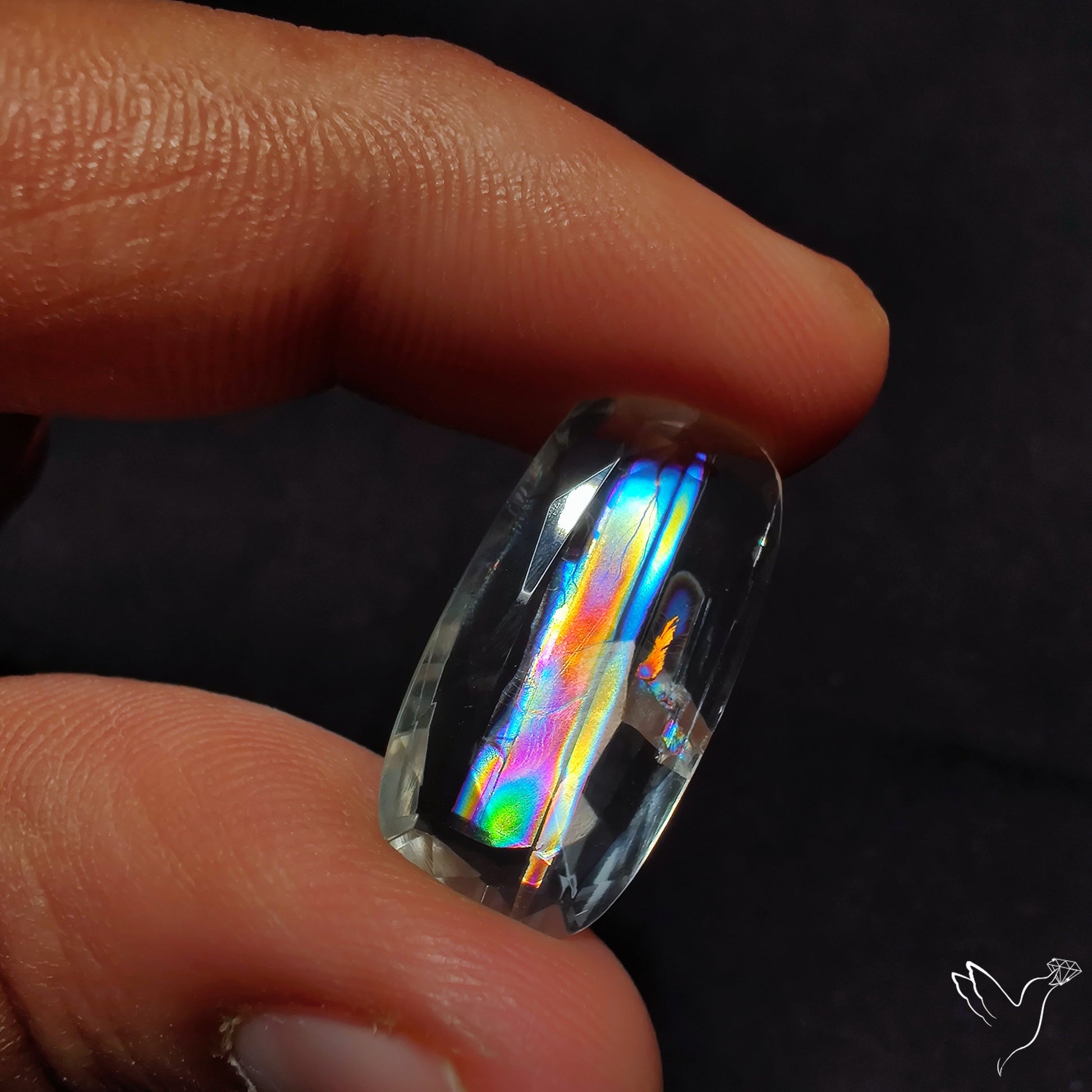 Faceted Malawi Moonstone
