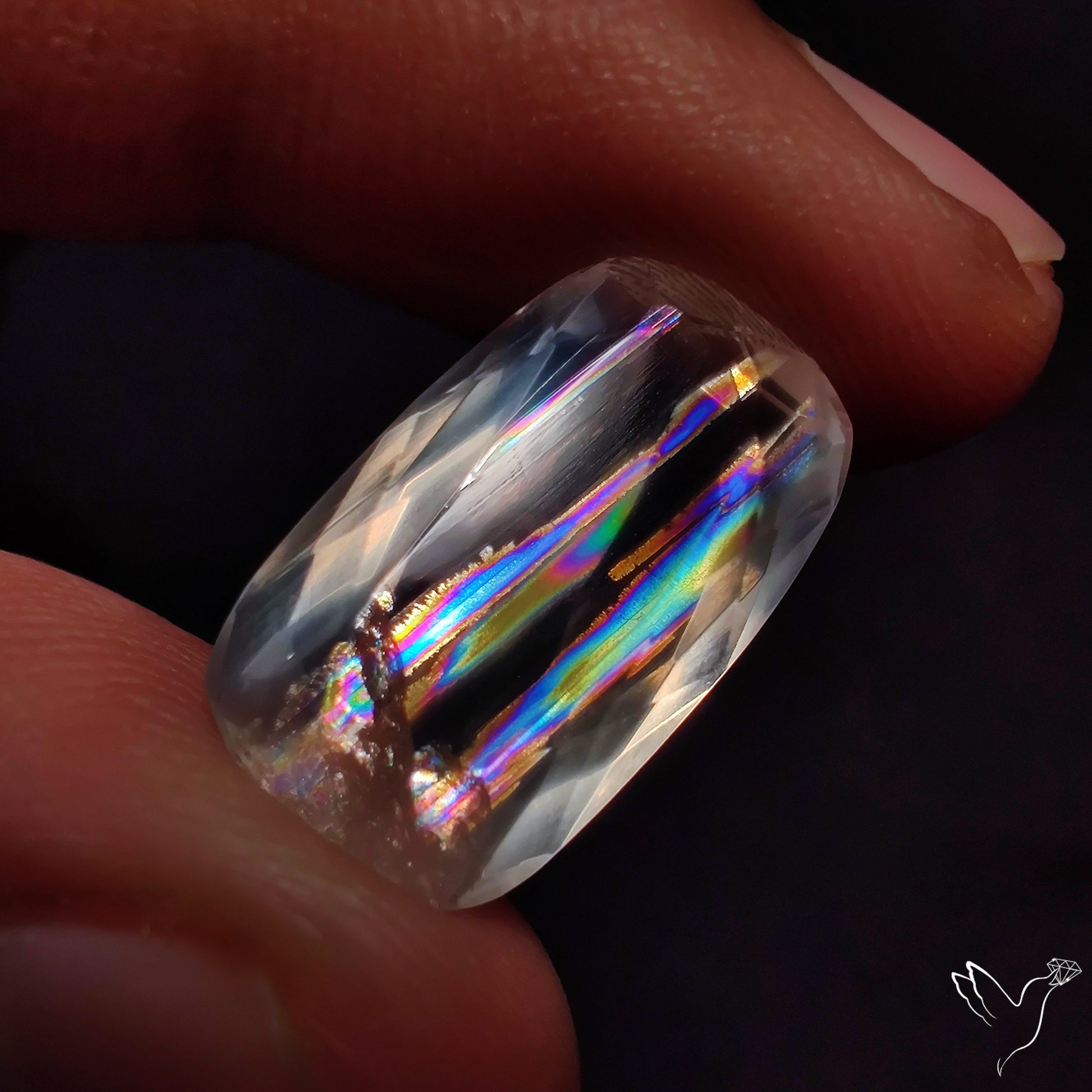 Faceted Malawi Moonstone