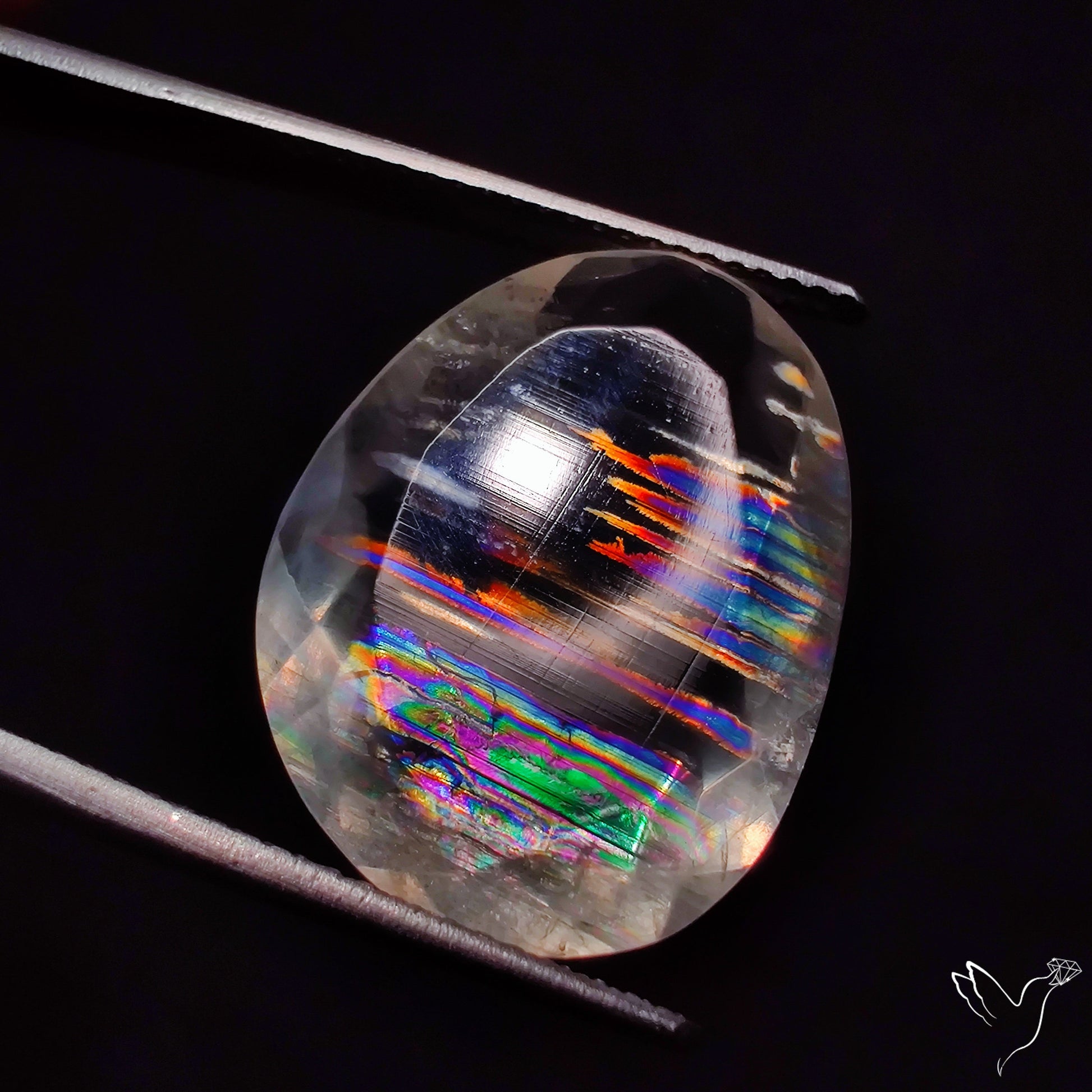 Faceted Malawi Moonstone