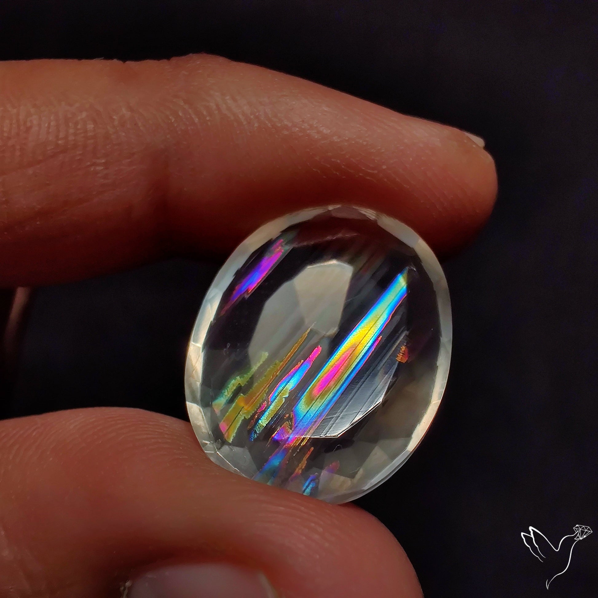 Faceted Malawi Moonstone