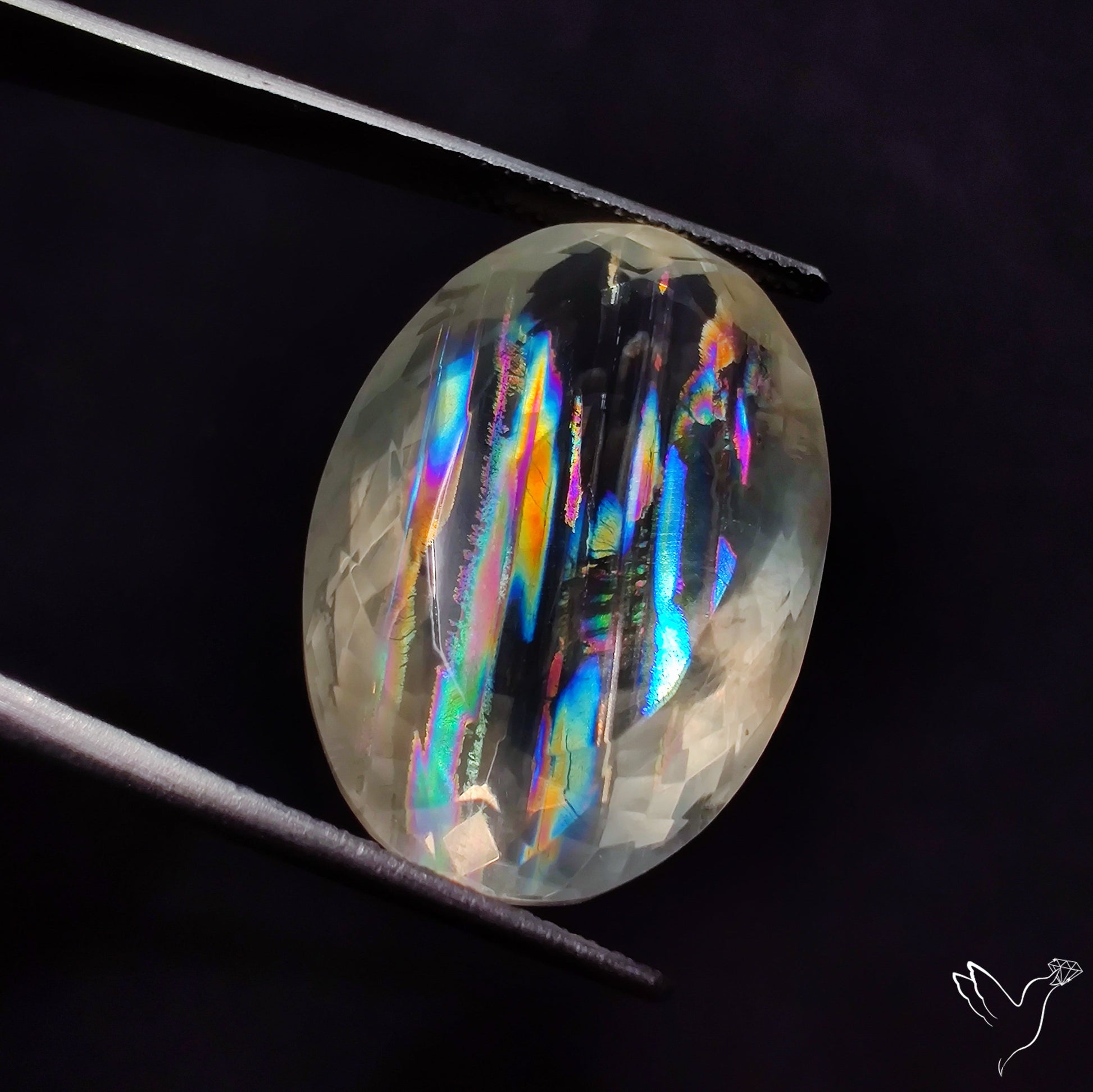 Faceted Malawi Moonstone