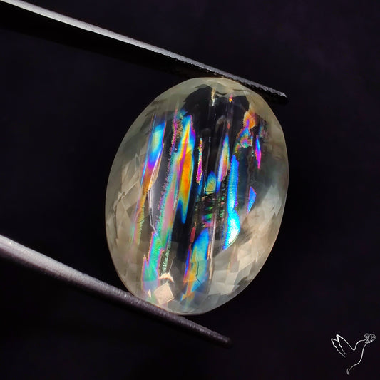 Faceted Malawi Moonstone