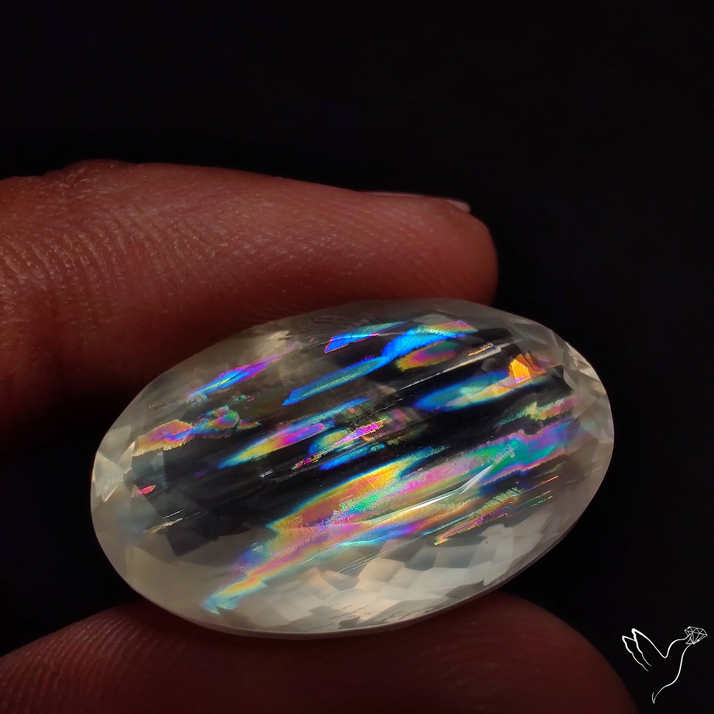 Faceted Malawi Moonstone