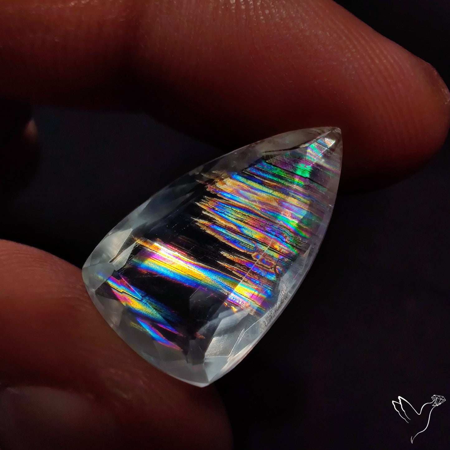 Faceted Malawi Moonstone