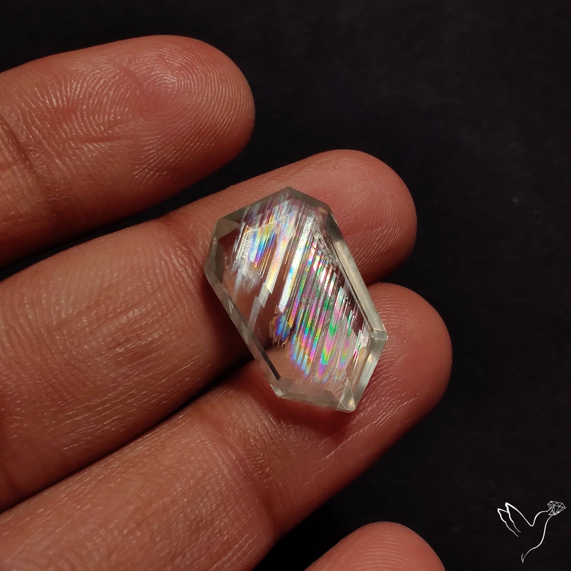 Faceted Malawi Moonstone