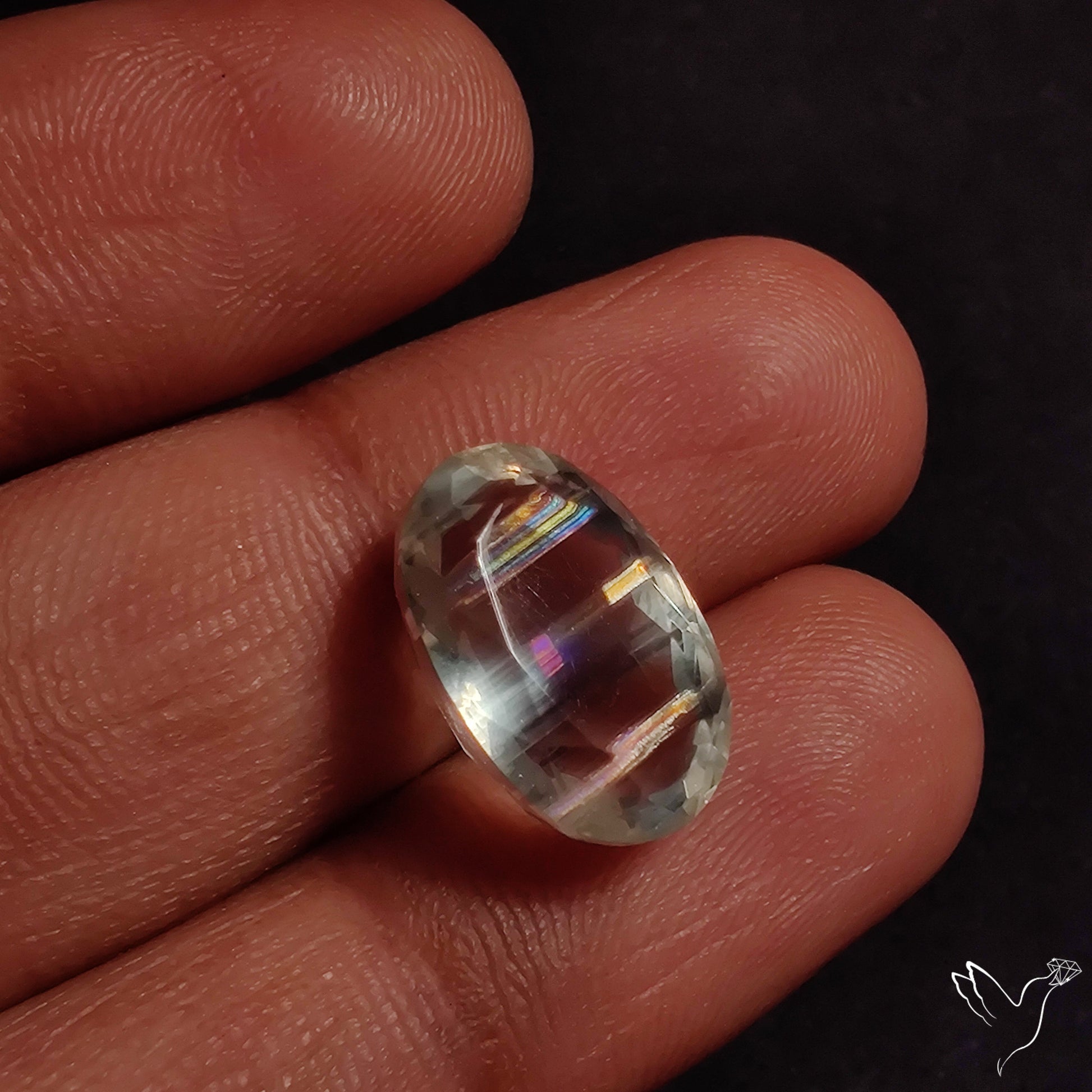 Faceted Malawi Moonstone