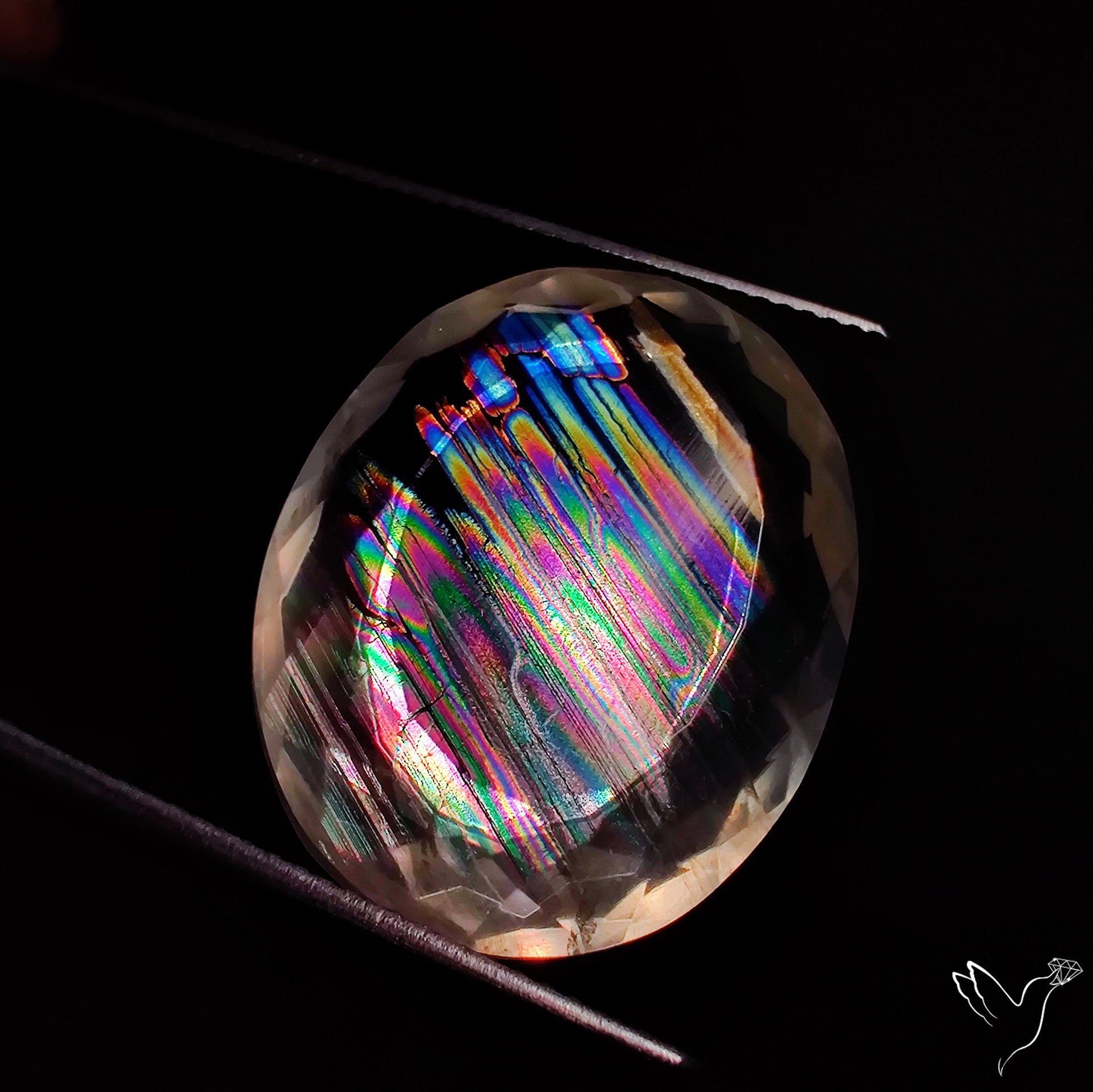 Faceted Malawi Moonstone