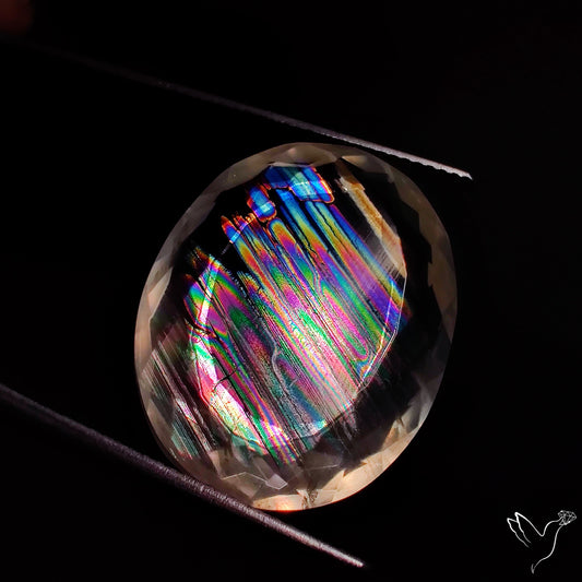 Faceted Malawi Moonstone