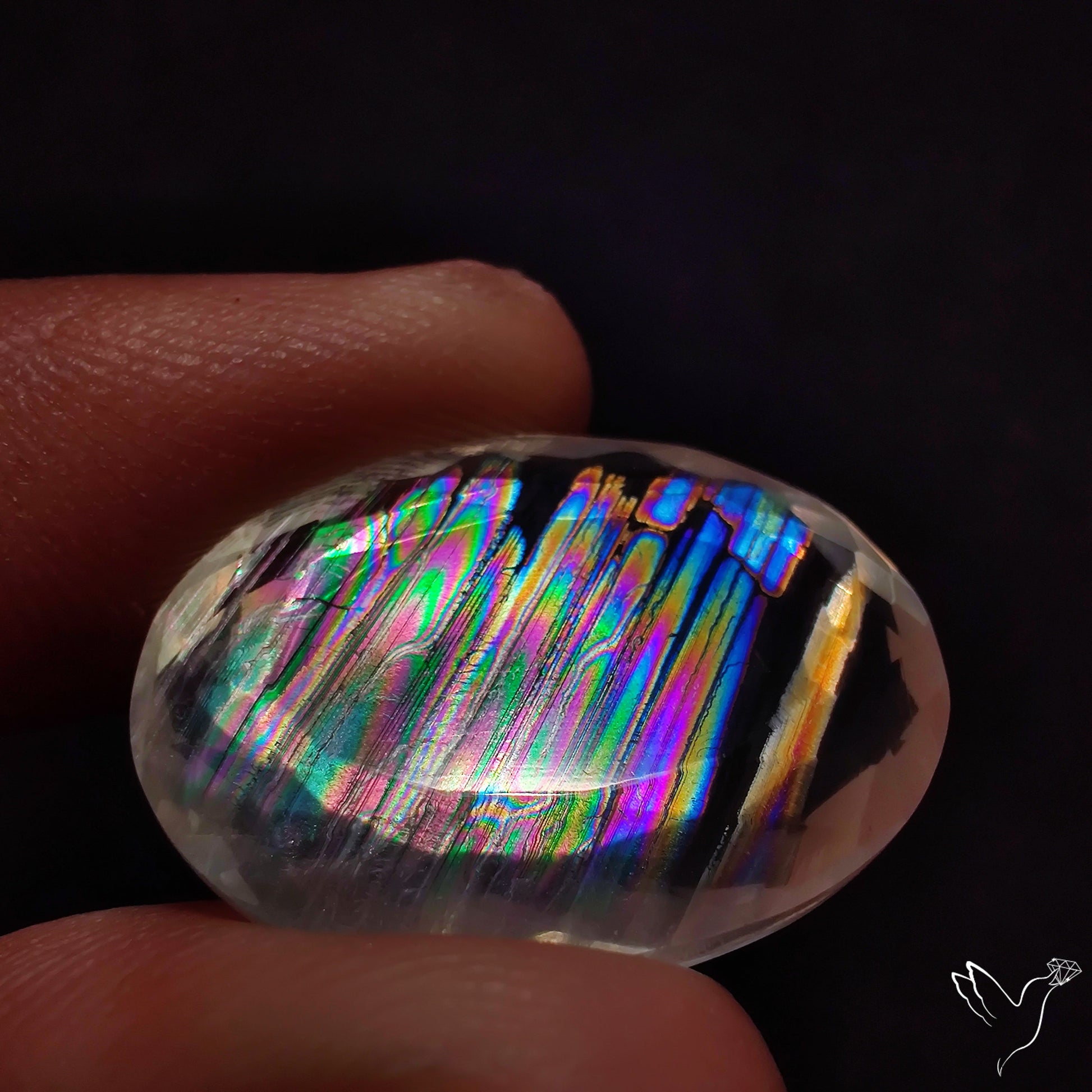 Faceted Malawi Moonstone