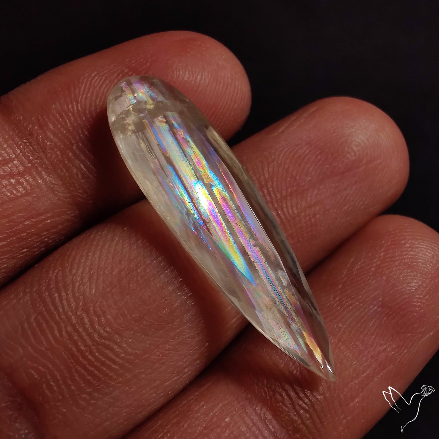 Faceted Malawi Moonstone