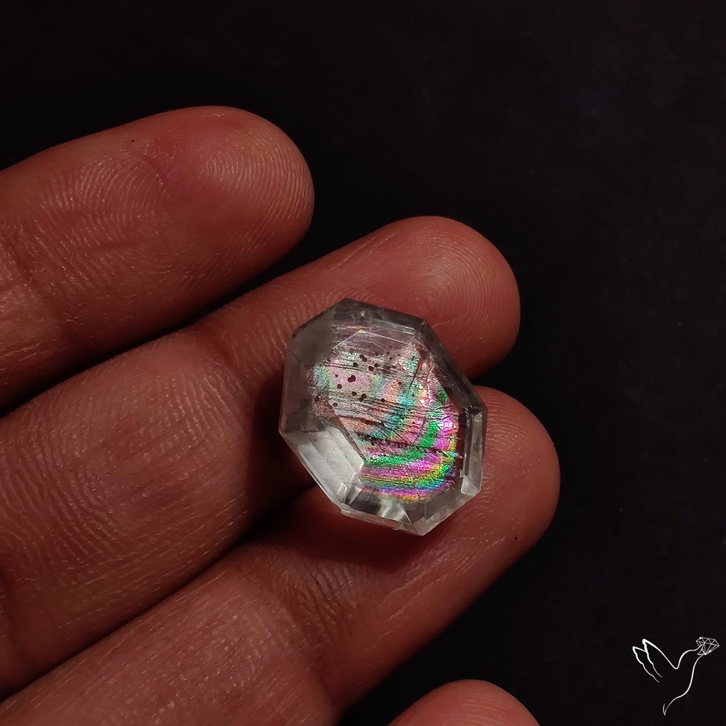 Faceted Malawi Moonstone