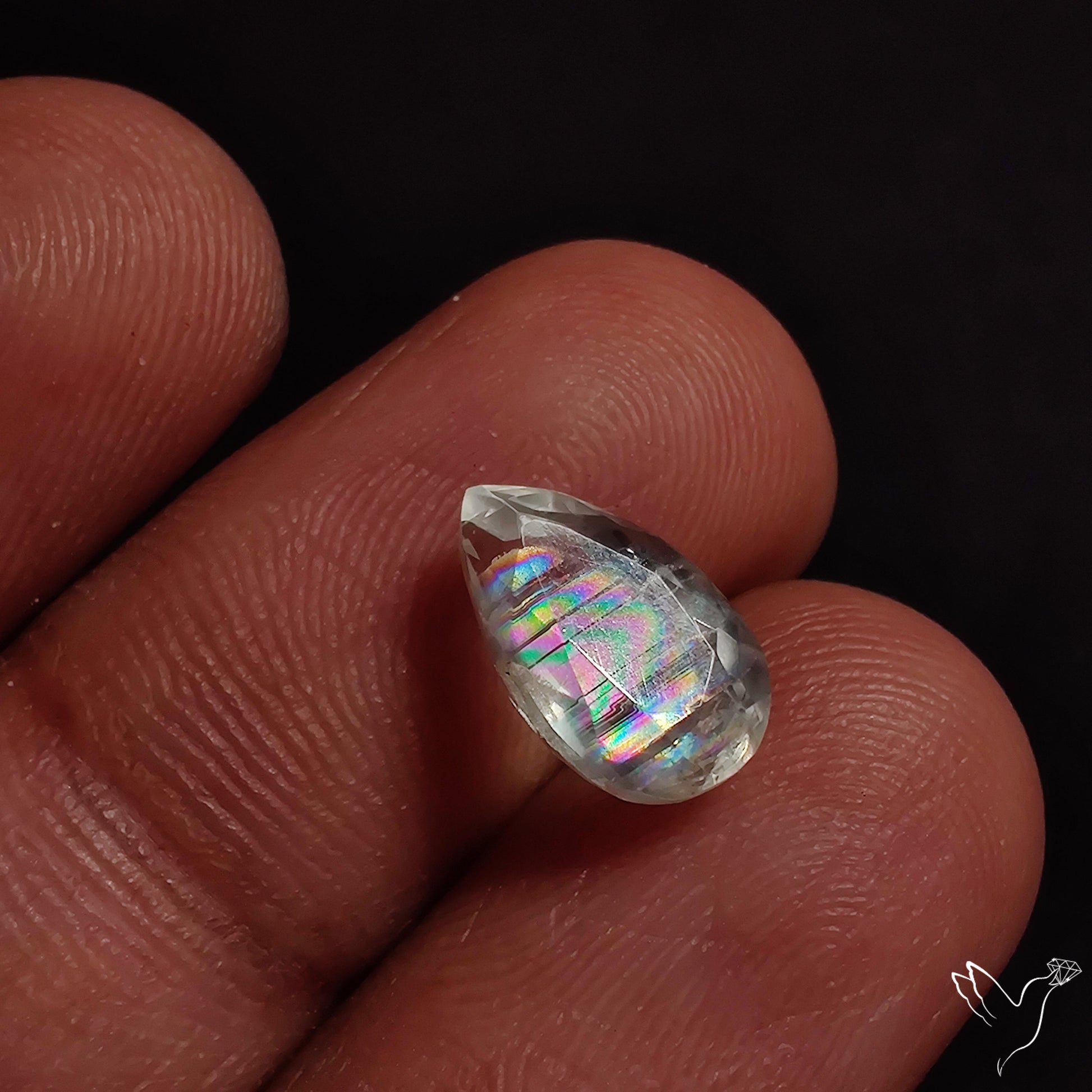 Faceted Malawi Moonstone