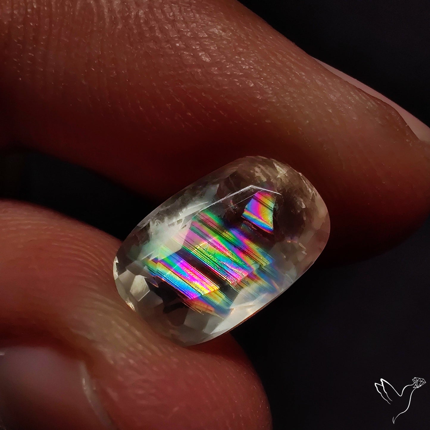 Faceted Malawi Moonstone