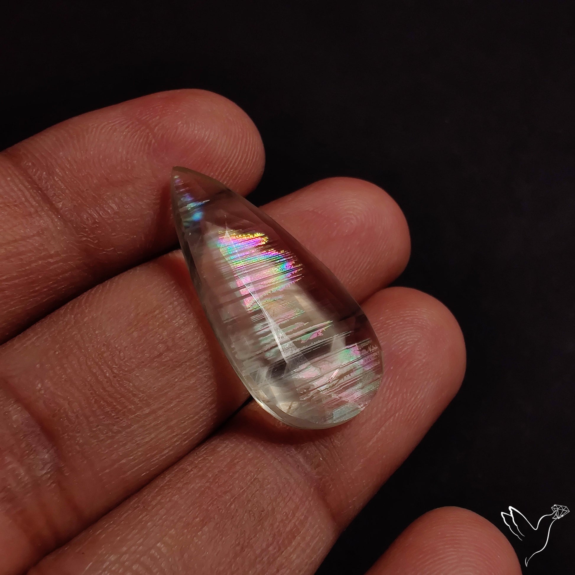 Faceted Malawi Moonstone