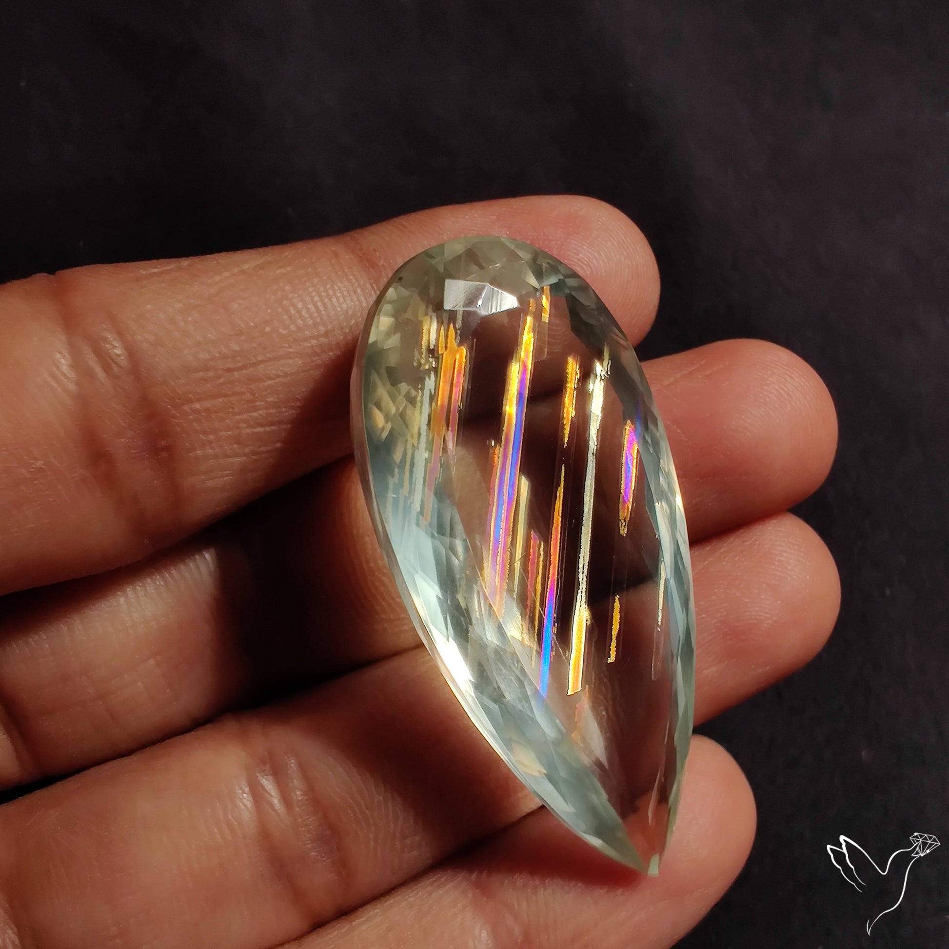 Extremely Rare Super Large Faceted Malawi Moonstone Clean