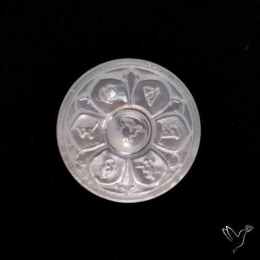 Mother Of Pearl Chakra Carving