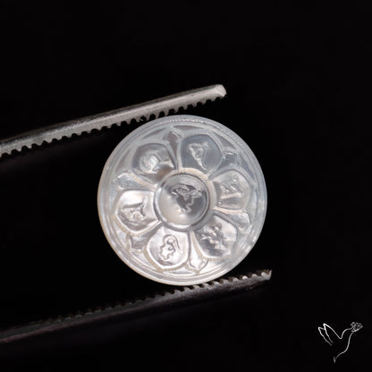 Mother Of Pearl Chakra Carving