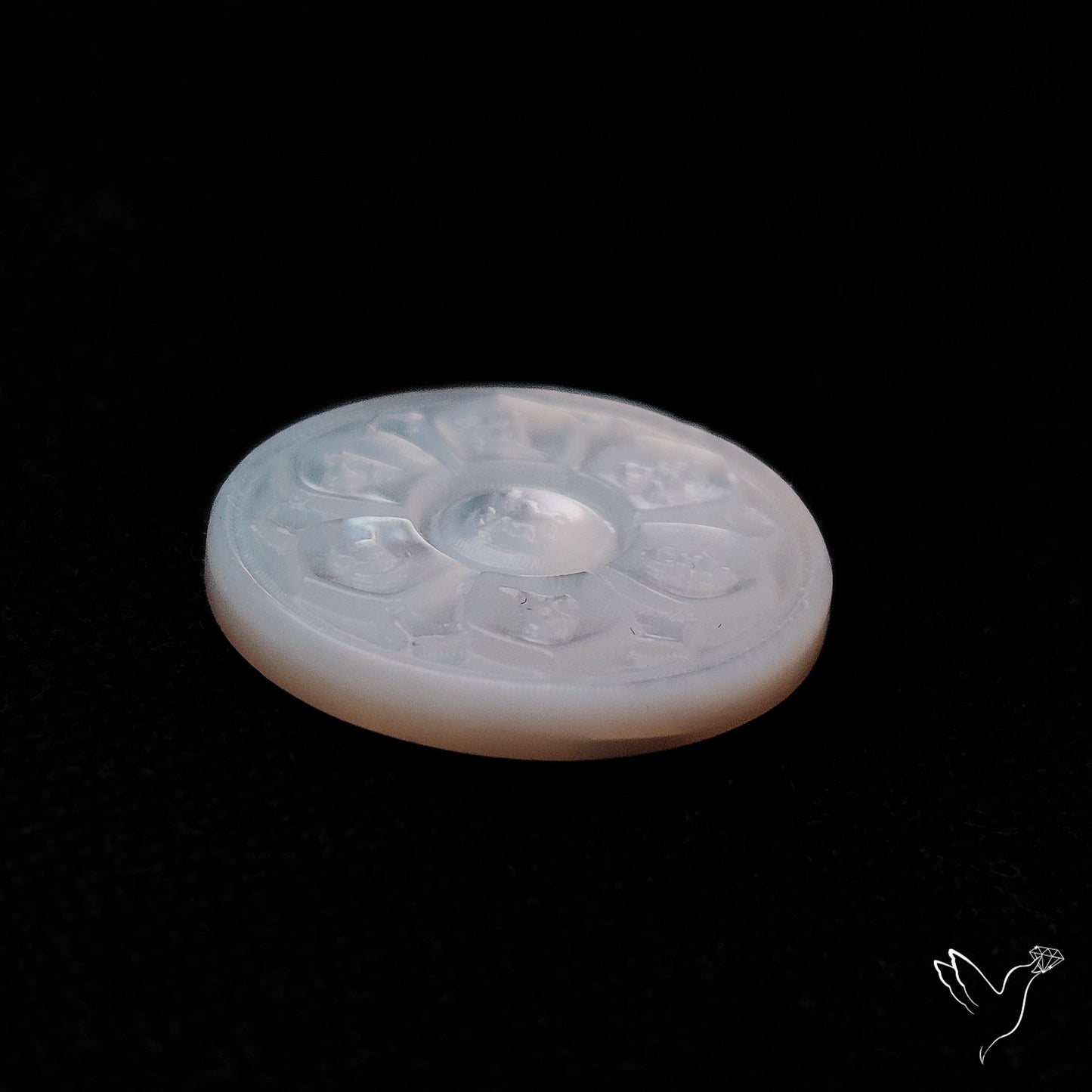 Mother Of Pearl Chakra Carving