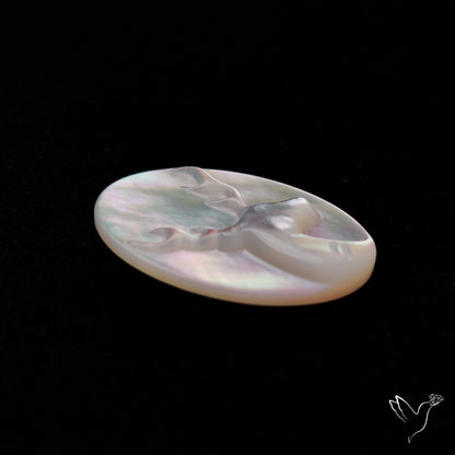 Mother Of Pearl Reindeer Carving
