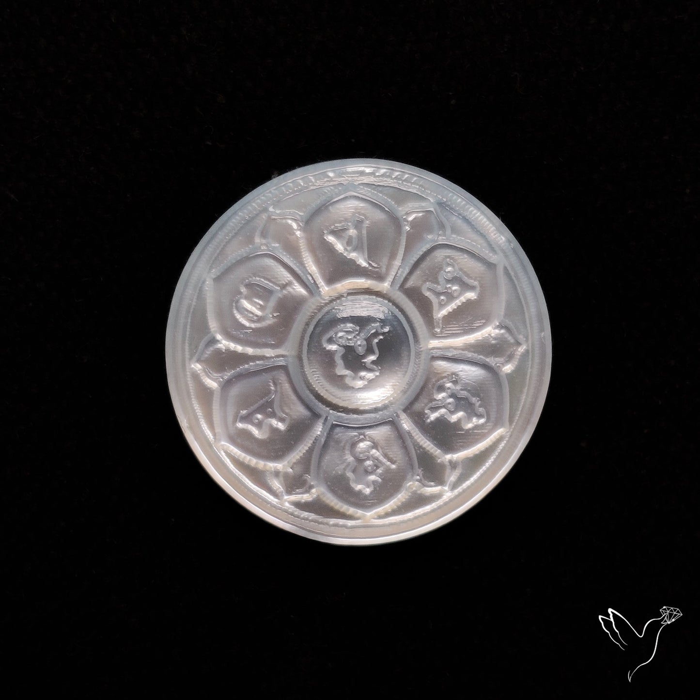 Mother Of Pearl Chakra Carving