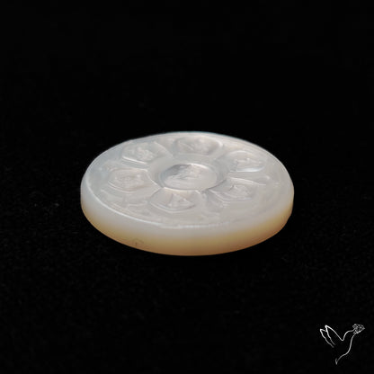 Mother Of Pearl Chakra Carving