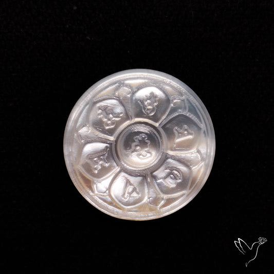 Mother Of Pearl Chakra Carving