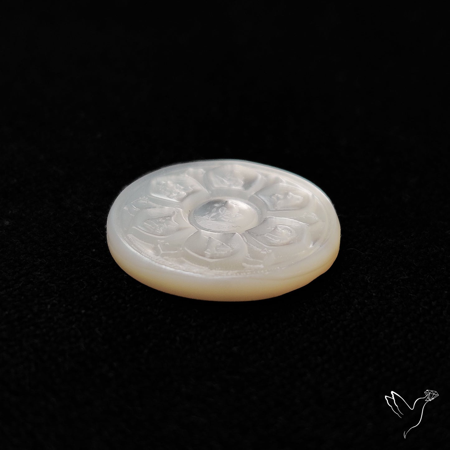 Mother Of Pearl Chakra Carving