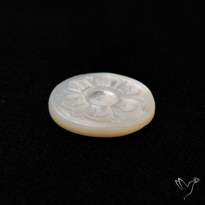 Mother Of Pearl Chakra Carving