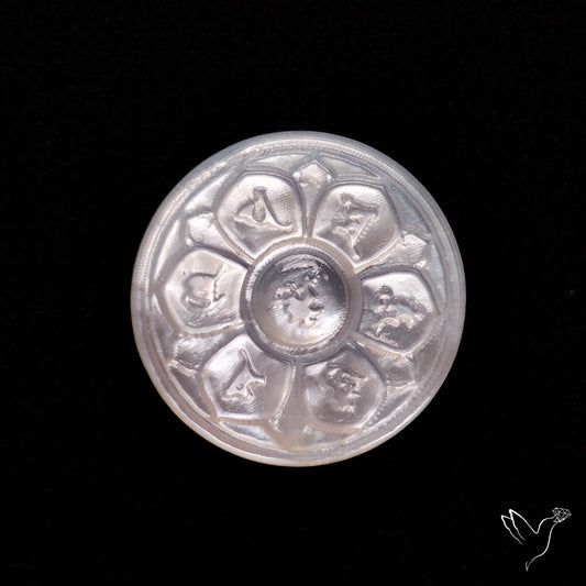Mother Of Pearl Chakra Carving