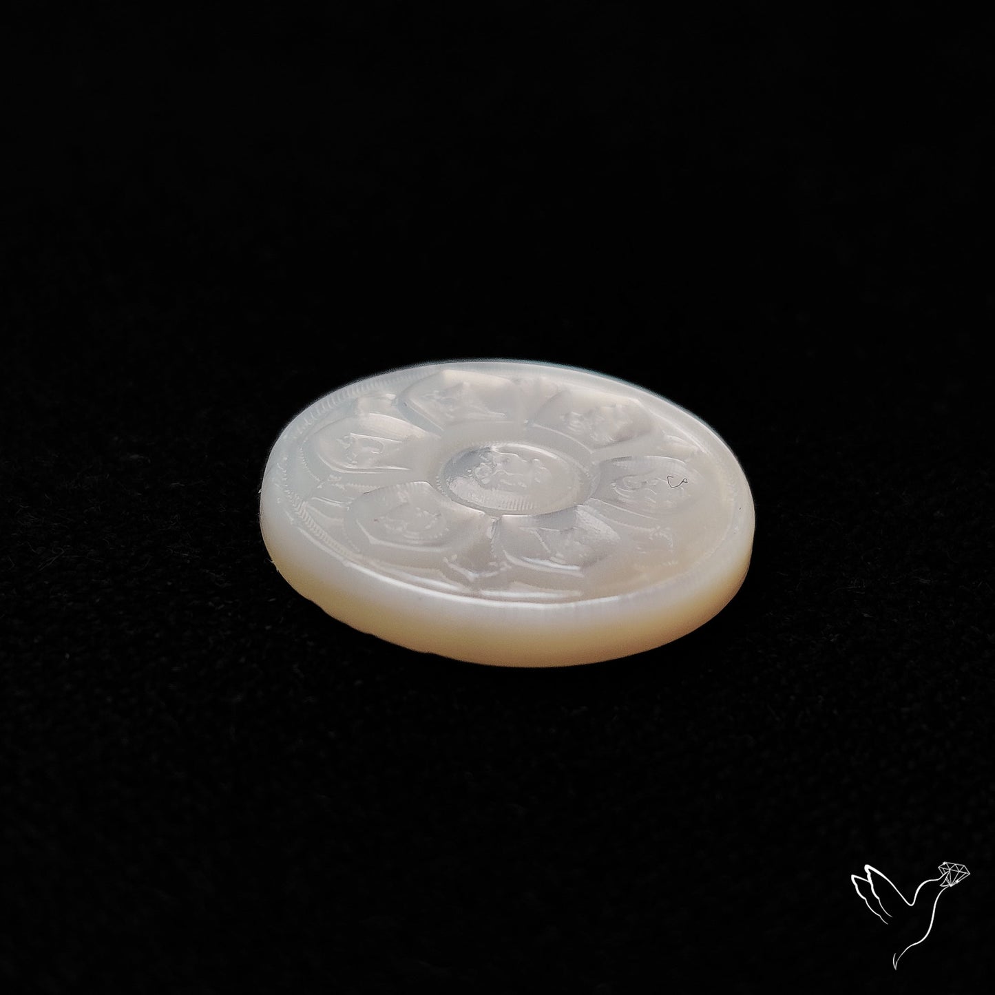 Mother Of Pearl Chakra Carving