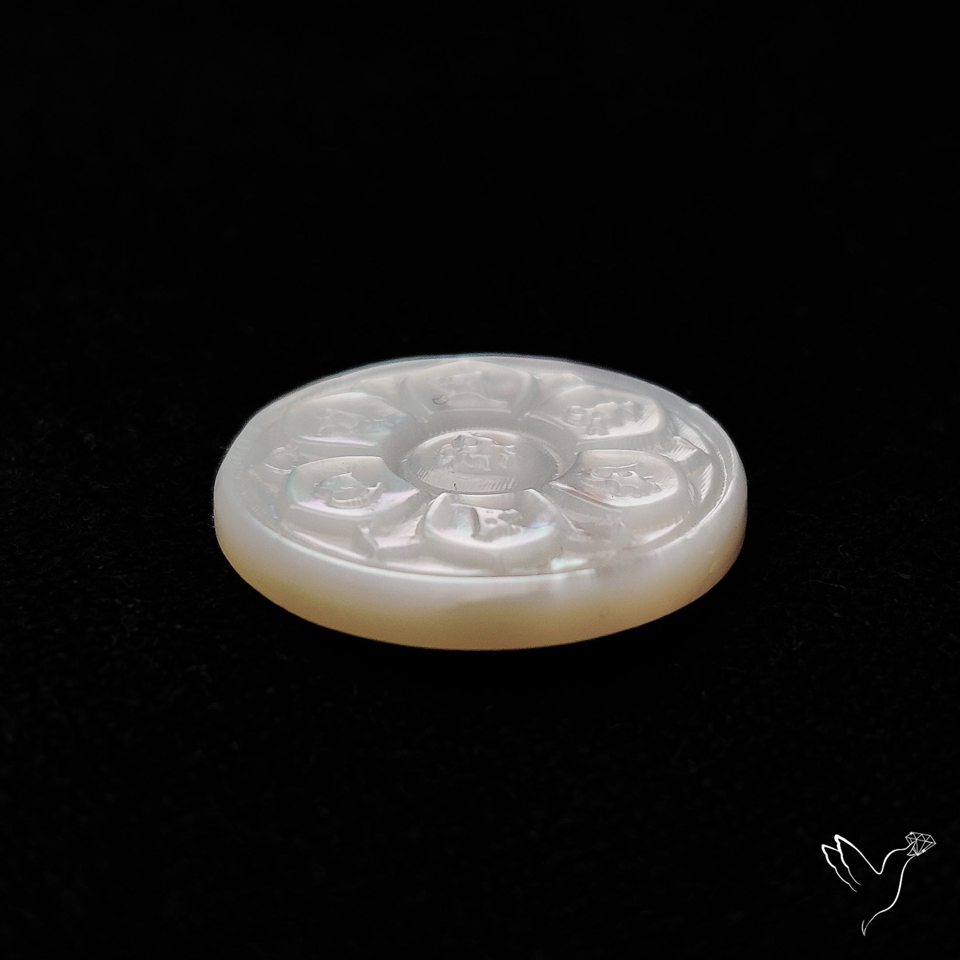 Mother Of Pearl Chakra Carving