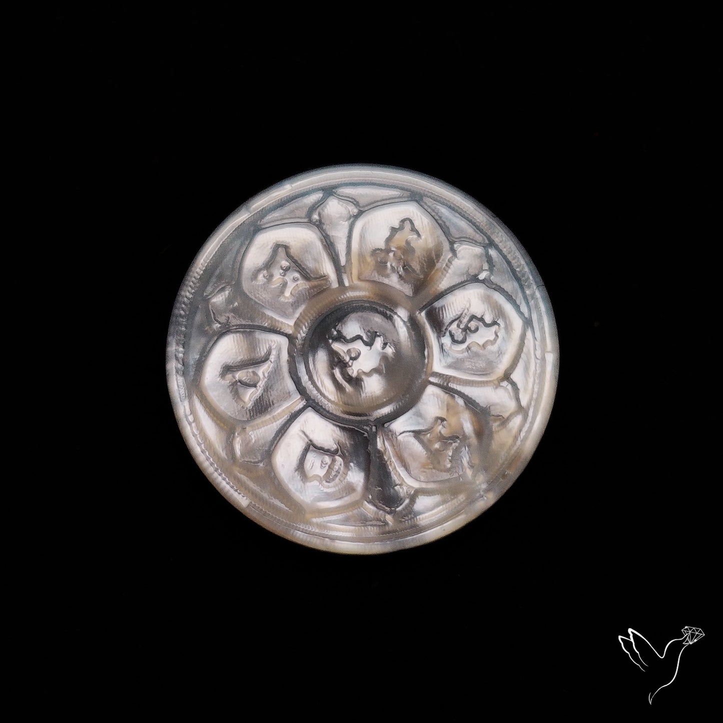 Mother Of Pearl Chakra Carving