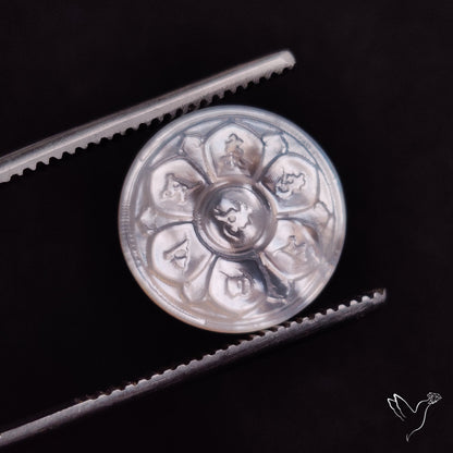 Mother Of Pearl Chakra Carving