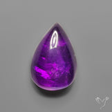 Gemmy Amethyst Cabochon Deep Violet